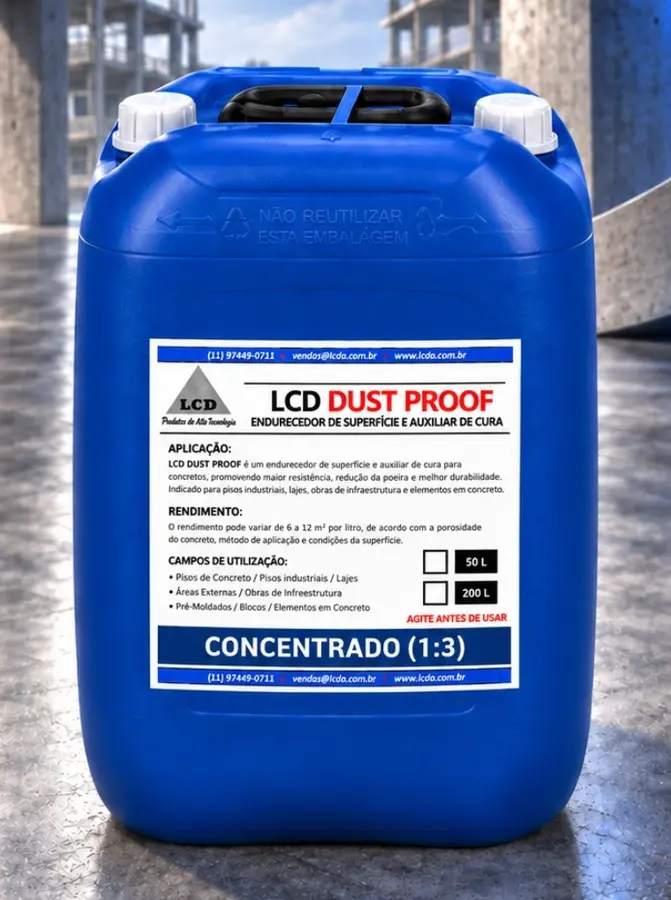 Embalagem LCD DUST PROOF Concentrado 1 para 3
