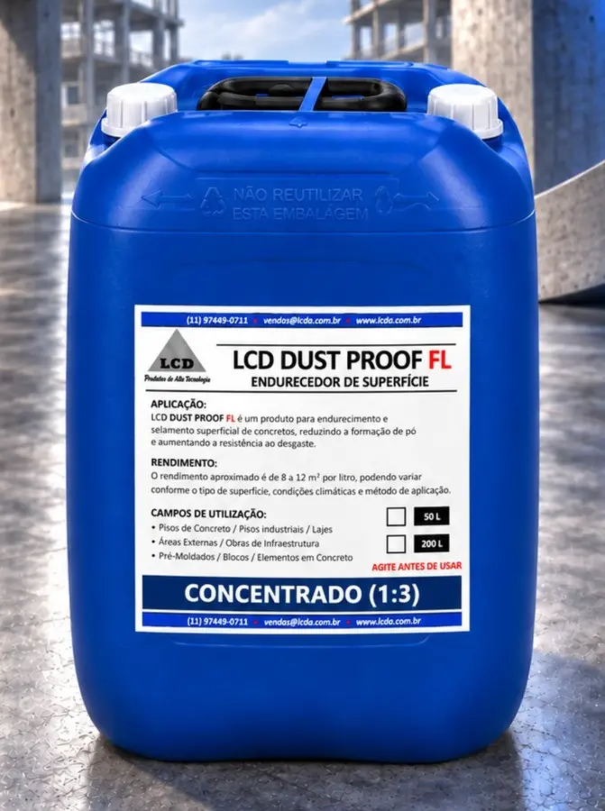 Embalagem LCD DUST PROOF FL Concentrado 1 para 3