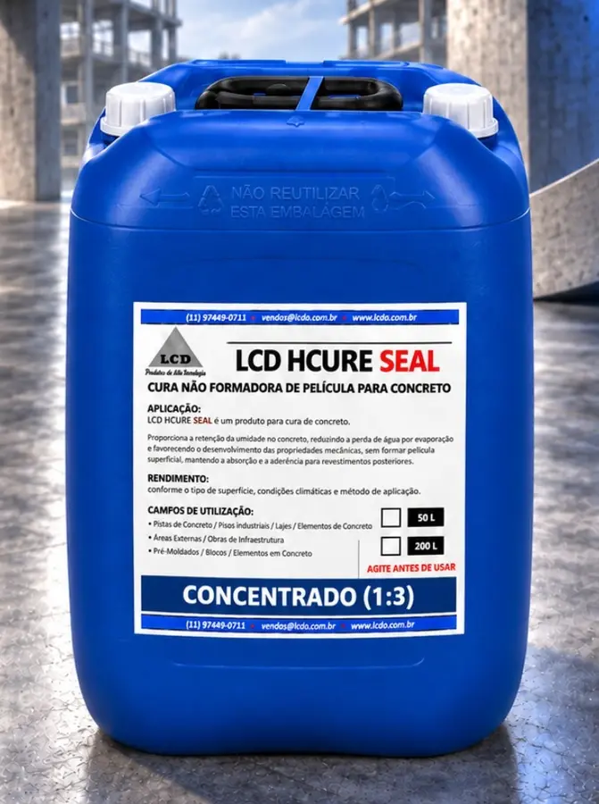 Embalagem LCD HCURE SEAL Concentrado 1 para 3